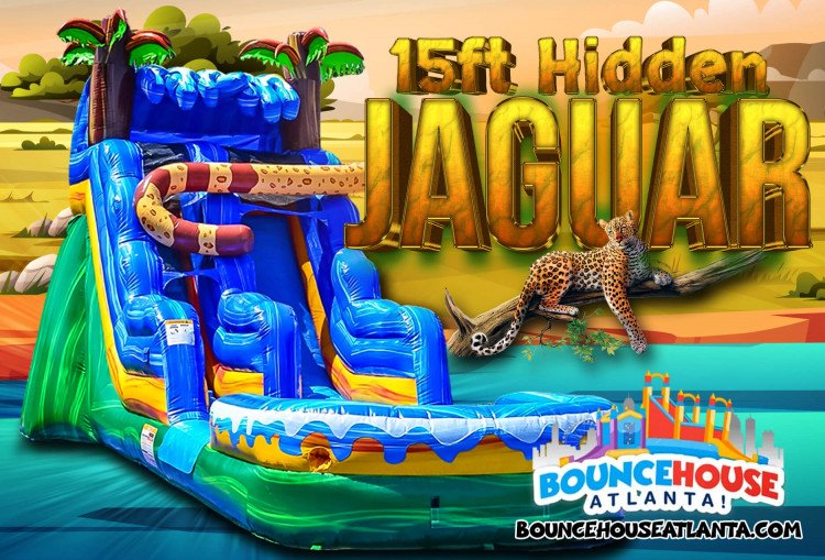 15' Hidden Jaguar Water Slide