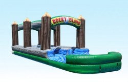 Rocky20Island20Dual20Lane20Slip20N20Slide 1671108311 36' Rocky Island Dual Lane Slip N Slide