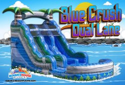 15' Blue Crush Dual Lane Slide