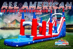 22' All American Water Slide w/ Slip N Slide