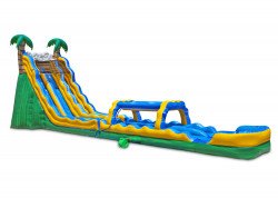 24' Tropical Wave Dual Lane Slip N Slide - Josh's Inflatable Rentals ...