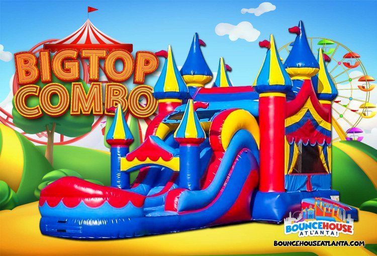 Big Top Circus XL Bounce and Dual Slide Combo