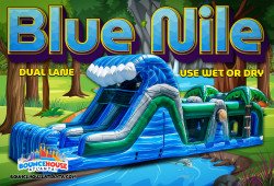 Blue Nile Obstacle Course with Dual Slide