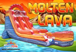 18' Molten Lava Water Slide