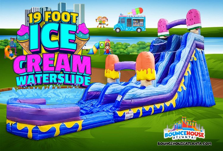 19' Ice Cream Pop Water Slide