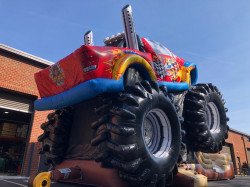 Monster truck BIG 1669040525 Monster Truck Deluxe XL Bounce and 15' Slide