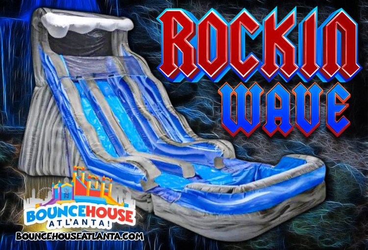 18' Rockin' Wave Dual Lane Water Slide