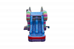 Sugar Shack Combo bounce and slide 1670516453 Sugar Shack XL Dual Lane Bounce and Slide