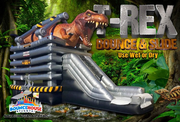 T-Rex XL Bounce and 15' Slide