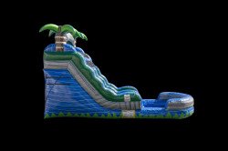 blue crush dual lane water slide 1670351346 15' Blue Crush Dual Lane Water Slide