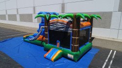 bounce house atlanta tropical wave combo 1661882948 Tropical Paradise XL Dual Lane Combo