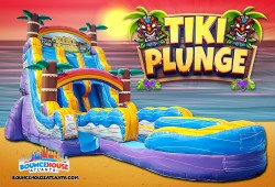 22' Tiki Plunge Dual Lane Slide