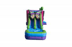 Butterfly combo bounce and slide 1695837707 Butterfly Dual Lane Bounce and Slide Combo