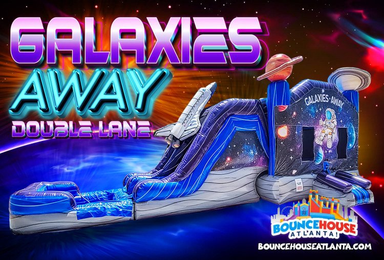 Galaxies Away XL Dual Lane Bounce & Slide Combo