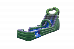 Hulk water slide 1704309368 20' Hulk Smash Dual Lane Water Slide