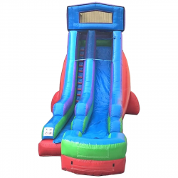 Retro rainbow water slide3 1707164949 18' Retro Rainbow Water Slide