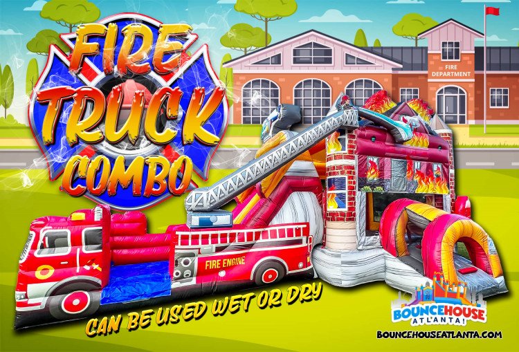 Fire Truck Bounce and Slide