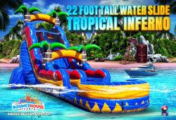 22' Tropical Inferno Water Slide