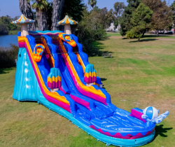 20 pool party dual lane water slide 1760463583 20' Pool Party Dual Lane Waterslide