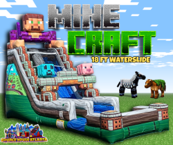 18' Minecraft Water Slide