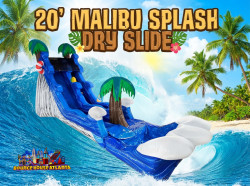 20' Malibu Splash Dry Slide