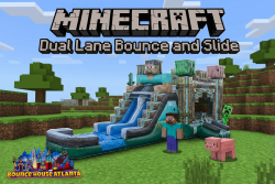 Minecraft Dual Lane Bounce and Slide Combo